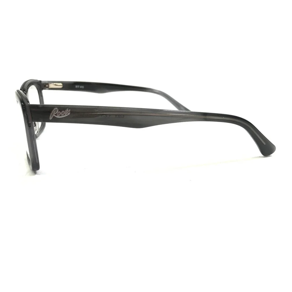Roots Eyeglasses Frames RT695 GRY Gray Square Full Rim 50-22-140